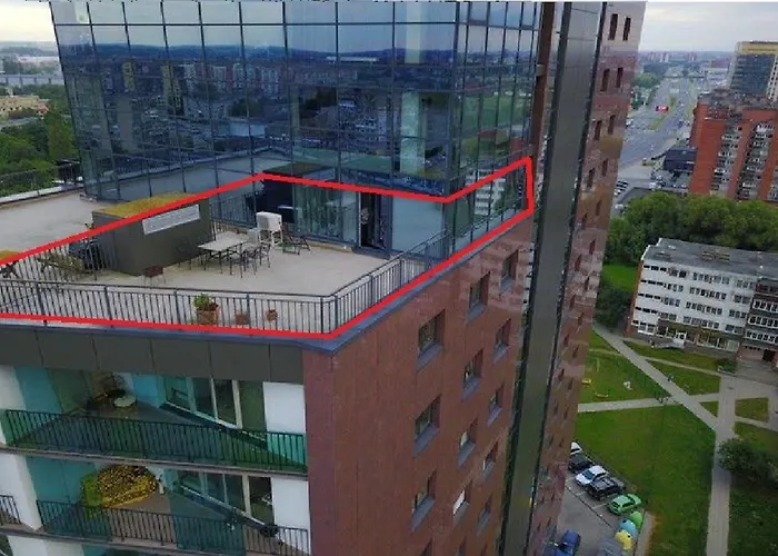 Panoramic Sea-view Penthouse Appartamento Klaipėda